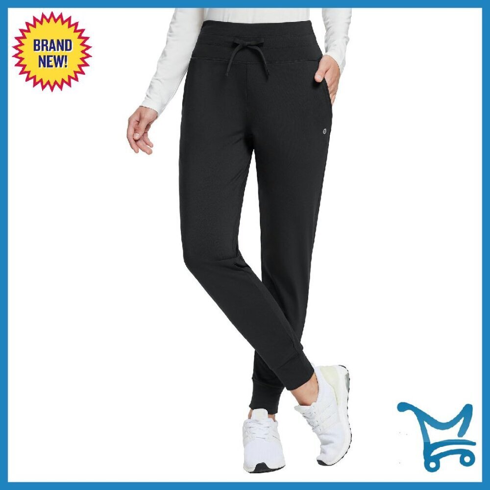 Fleece Lined Water-Resistant Joggers Thermal Winter Pants Hiking Running